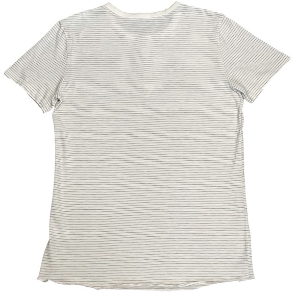 Saddle Pocket Tee in Natural/Black Stripe Size Small - Picture 2 of 4
